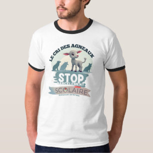 "Le Cri des Agneaux le Harcèlement scolaire" T-Shirt