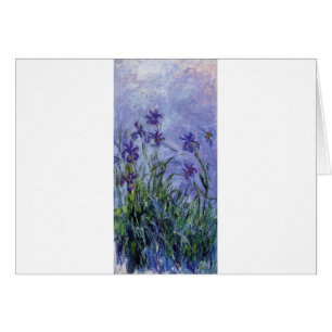 le cru fleurit lilac-irises-1917 monet.