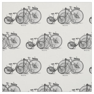 Le cru va à vélo le tissu noir et blanc