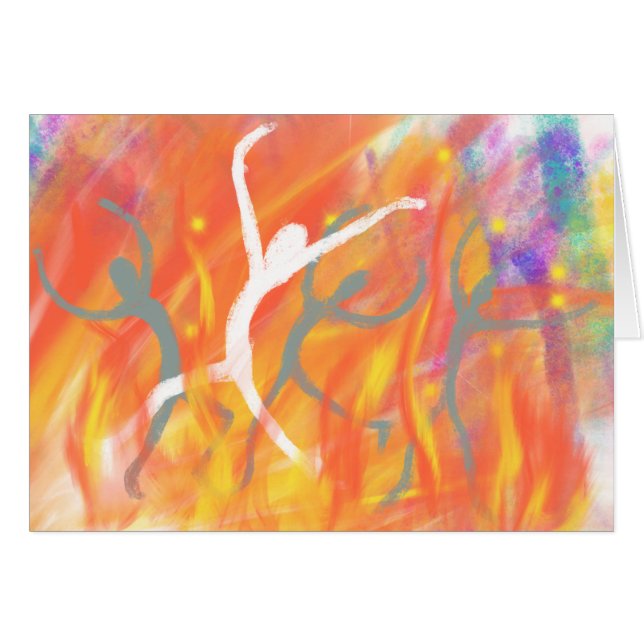 Le culte dans la fournaise Art moderne de la Bible (Devant horizontal)