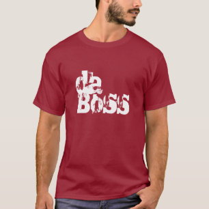 Le DA dirigent le T-shirt des hommes de patron