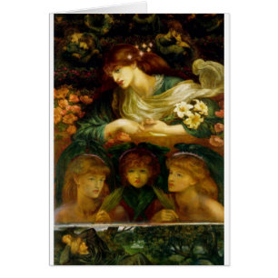 Le Damozel béni - carte postale