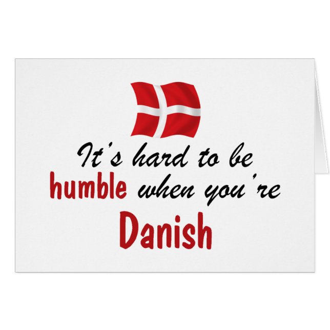 Le danois humble (Devant horizontal)