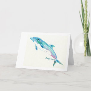 Le dauphin rêve la carte de note
