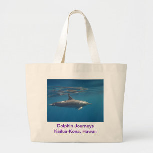 Le dauphin voyage sac de toile