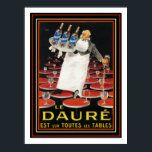 Le Daure 1924 Art-Deco-Poster von Lotti Poster<br><div class="desc">Farbiges Art Deco Werbeplakat für Le Daure ca. 1924 12 x 16</div>