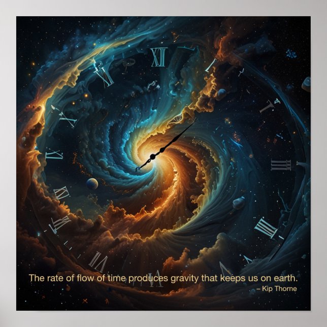 Le débit du temps... Affiche (Devant)