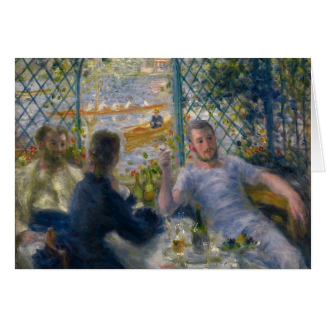Le déjeuner du rameur par Pierre-Auguste Renoir (Devant horizontal)