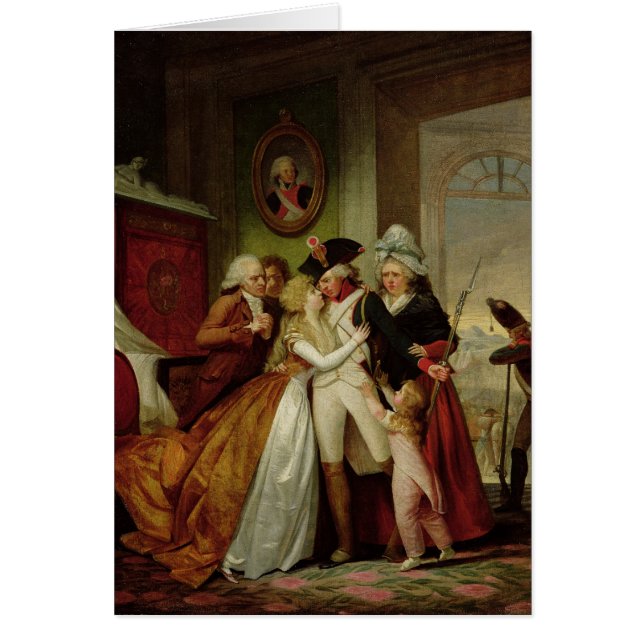 Le départ des volontaires (Devant)