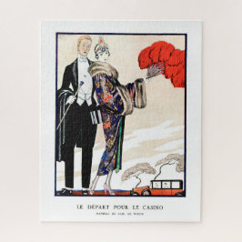 Le départ pour le casino by George Barbier