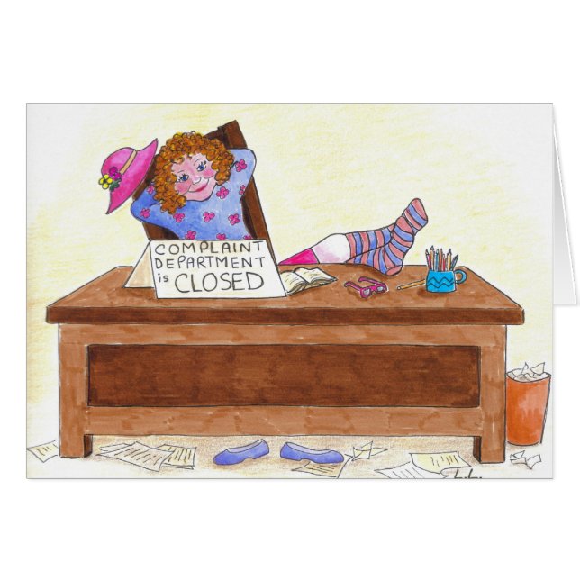 Le département de plainte est fermé (Devant horizontal)