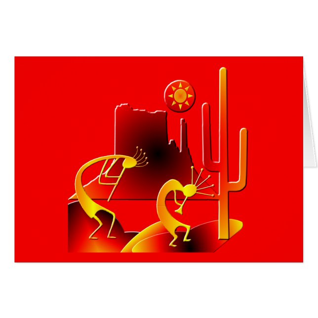 Le désert Kokopelli (Devant horizontal)