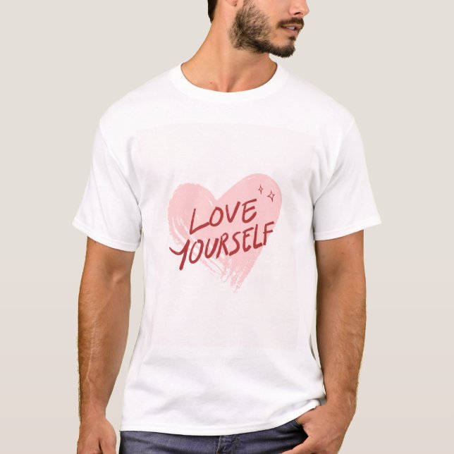 Le design de t-shirts de l'amour-propre (Devant)