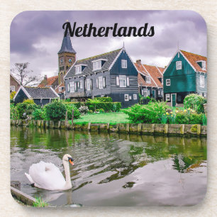 Le Dessous de verre de Marken du village néerlanda