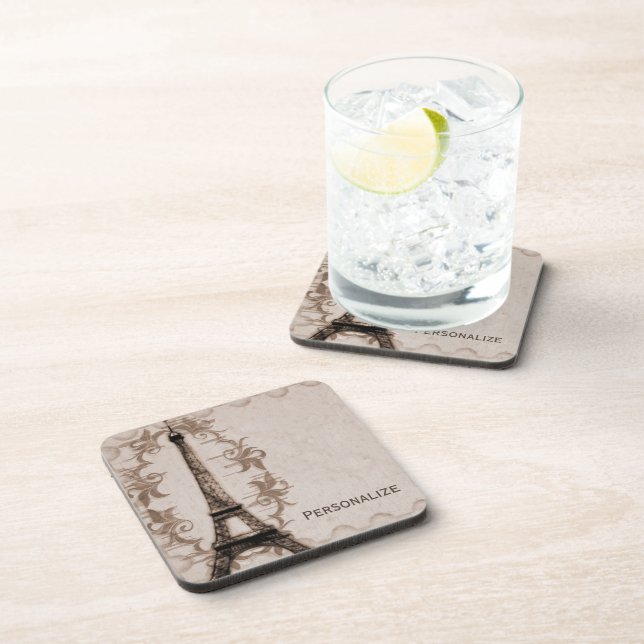 Le Dessous de verre Latte Paris Grunge (Côté Droit)
