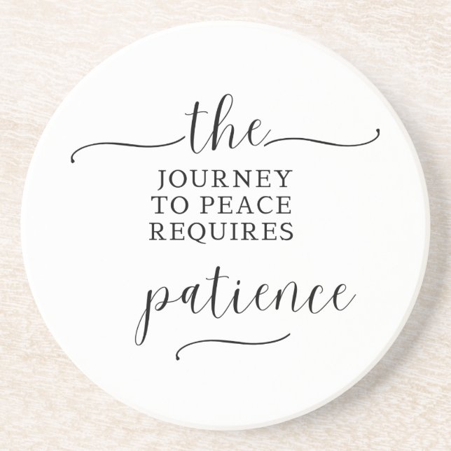 Le Dessous de verre Voyage vers la paix (Devant)