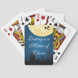 Le destin est les cartes de jeu bien choisies