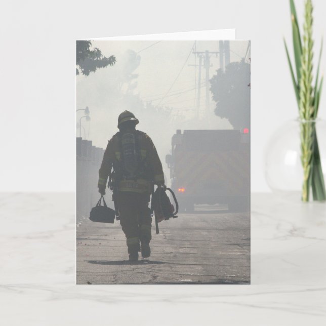 Le devoir appelle la carte de voeux (Devant)