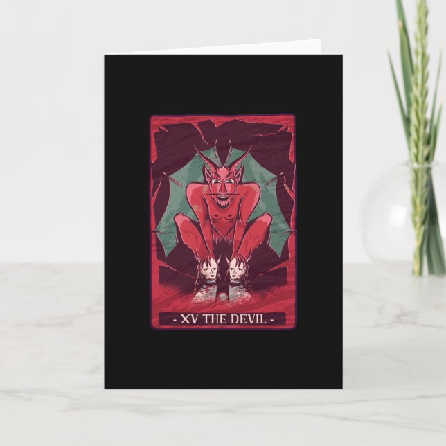 Le Diable - Carte Tarot Cadeau (Devant)