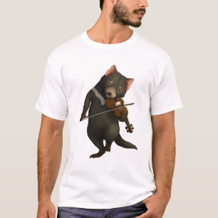 Le diable est descendu au T-shirt de la Géorgie