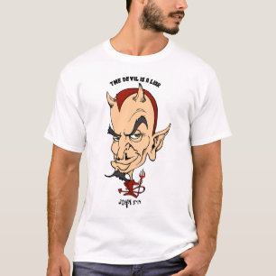 Le diable est une chemise T-shirt basique pour hom
