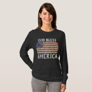 Le dieu du drapeau Betsy Ross bénisse le t-shirt A
