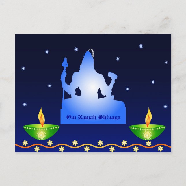 Le Dieu indien Shiva - Carte postale (Devant)