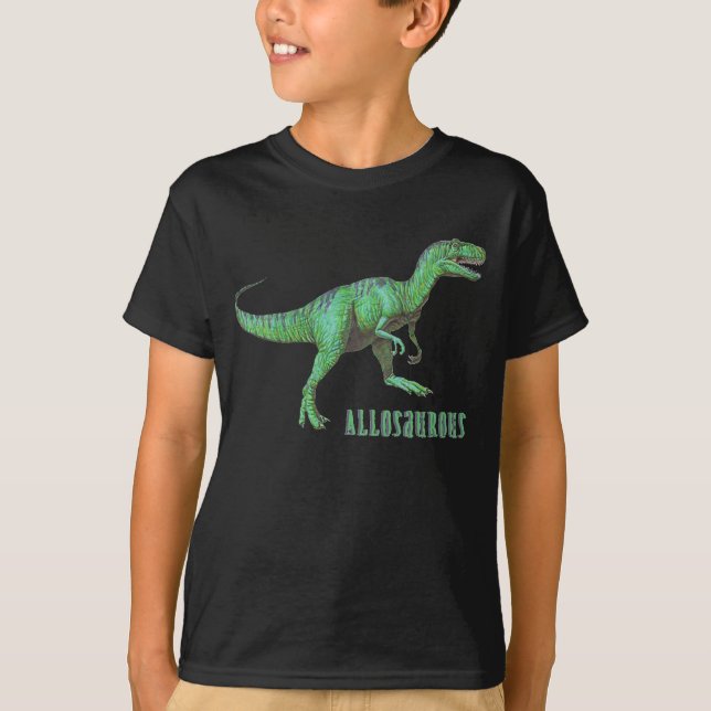 Le dinosaure d'Allosaurus badine le T-shirt (Devant)