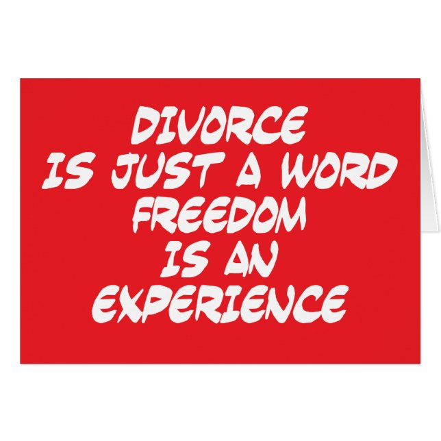 Le divorce est juste un mot (Devant horizontal)