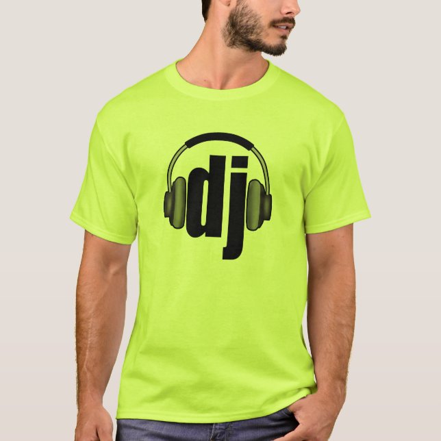 Le DJ - T-shirts de jockey   de disque (Devant)