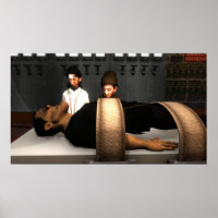 Le Docteur, Le Monstre Et Fritz - Petite Poster