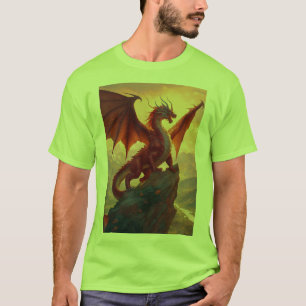 le dragon de style Fanion spécial T-Shirt monde Fa