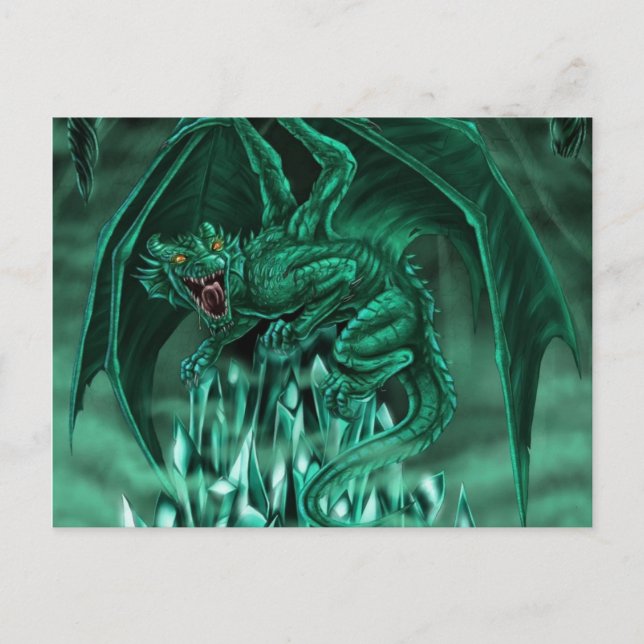 Le dragon mena � ant - postkarte (Vorderseite)