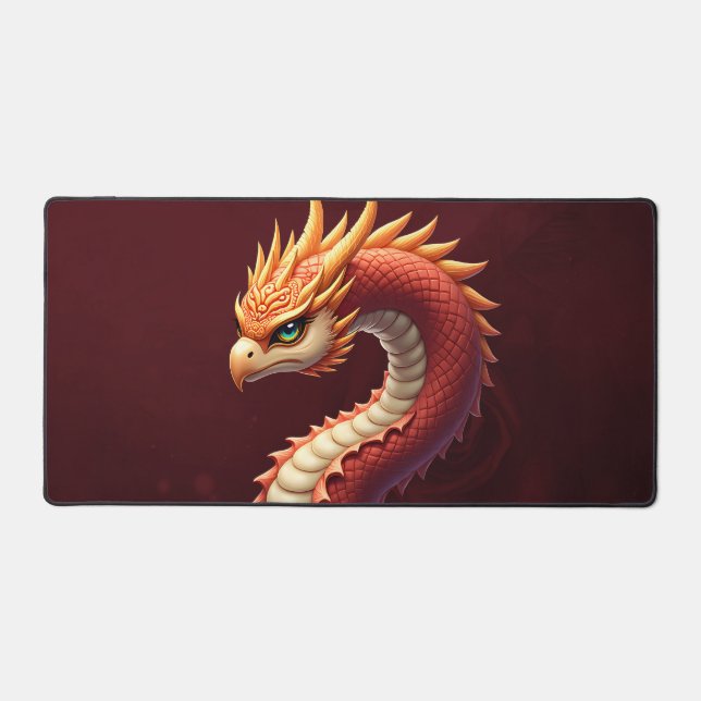 Le dragon serpent doré.  (Recto)