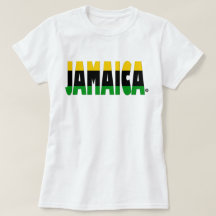 Le drapeau de la Jamaïque colore le T-shirt