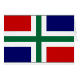 Le drapeau néerlandais de Groningue