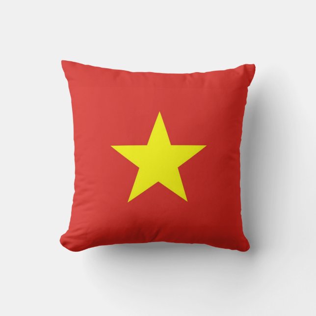 Le drapeau vietnamien sur le Coussin américain MoJ (Recto)