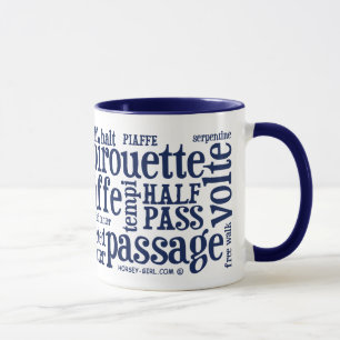 Le dressage des Chevalin-Filles nomme la tasse