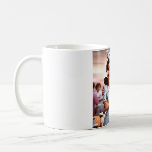 Le duo dynamique : Infirmière et docteur Mug (Gauche)