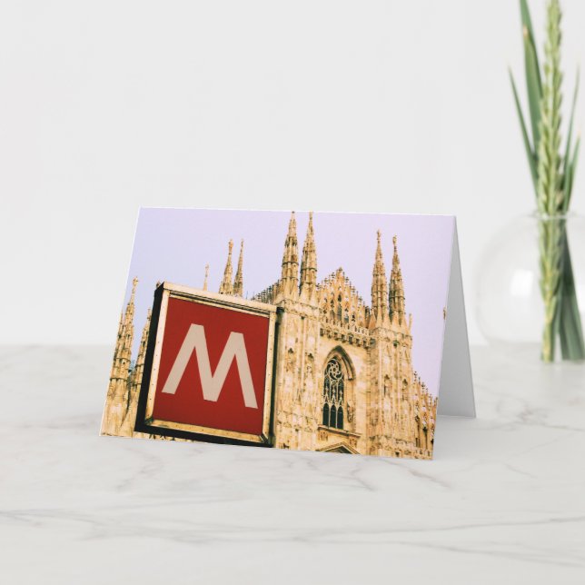 le Duomo - Milano, Italie Carte de voeux (Devant)