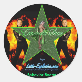LE Emerald Star Behavior Stickers