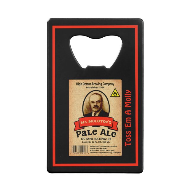 Le Étiquette Pale Ale de M. Molotov (Devant)