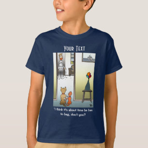 Le faire Beg Boy's Navy T-Shirt