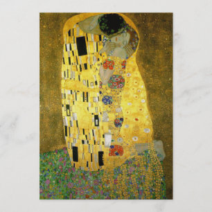 Le Faire-part de mariage du baiser de Gustav Klimt