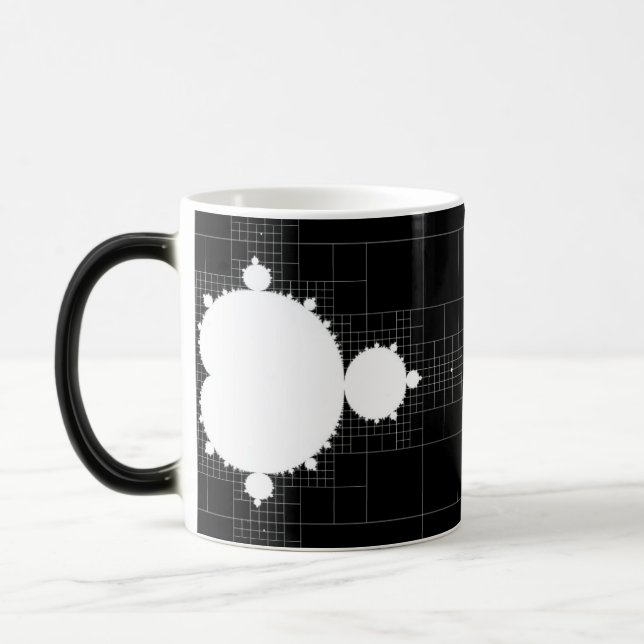 Le fameux Mandelbrot mis blanc sur la Mug de café  (Gauche)
