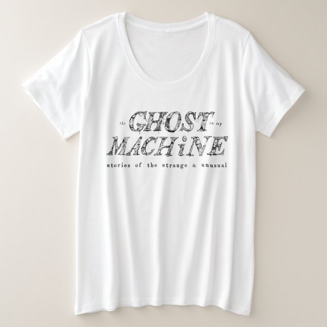 Le fantôme dans mon T-shirt de logo de machine - (Design devant)