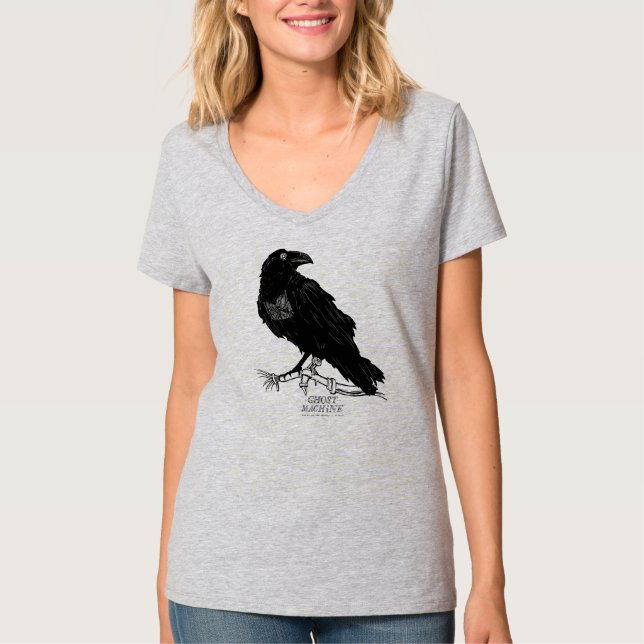 Le fantôme dans mon T-shirt de "Raven" de machine (Devant)