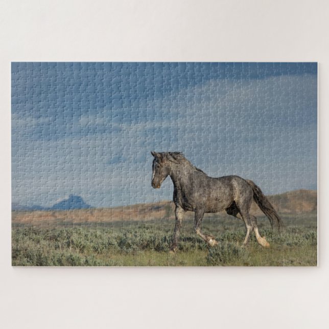 "Le fantôme gris" Jigsaw Puzzle (Horizontal)