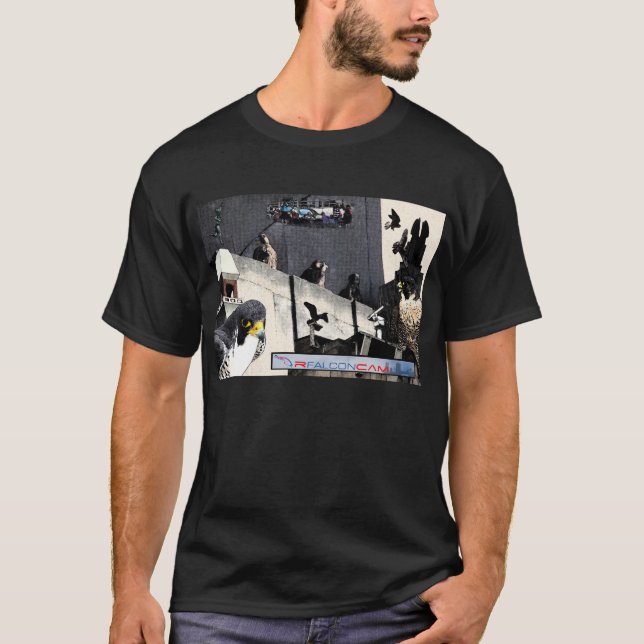 Le faucon 2014 emplument le T-shirt de montre (Devant)