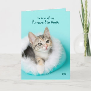 Le favori piaule carte de Pâques de chaton